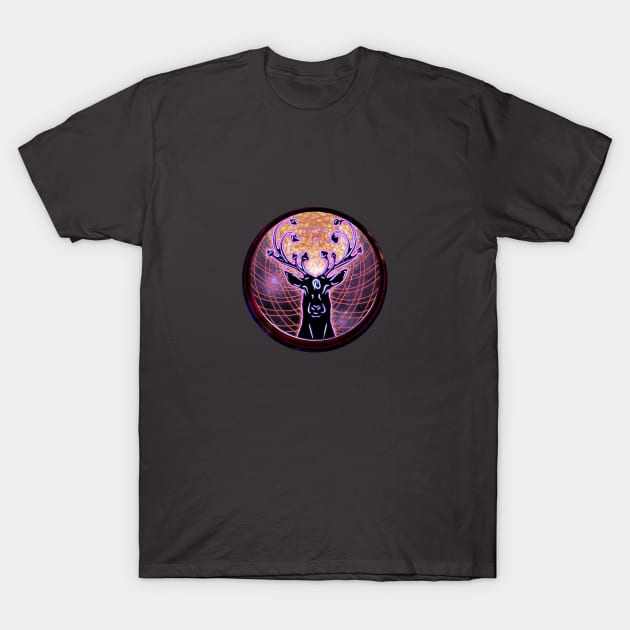 The Mushroom Deer T-Shirt by MSerido